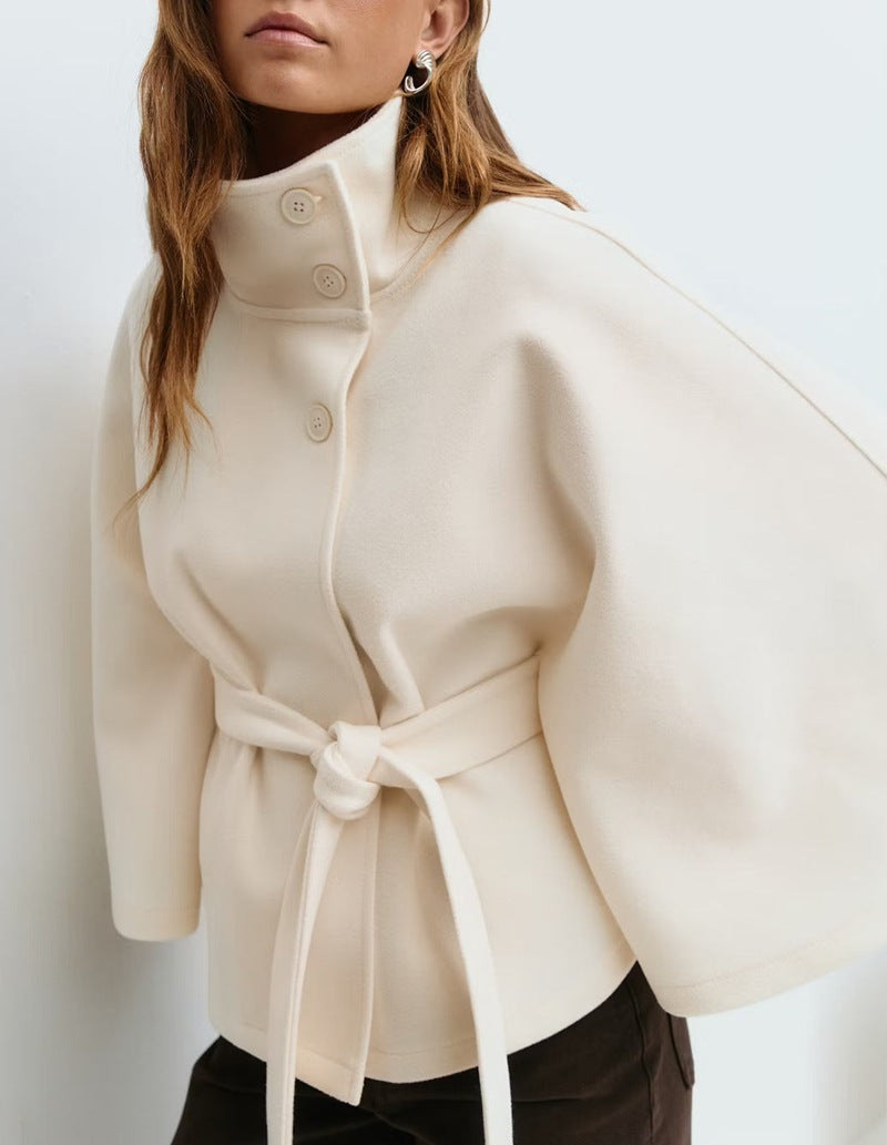 Belt cape jacket