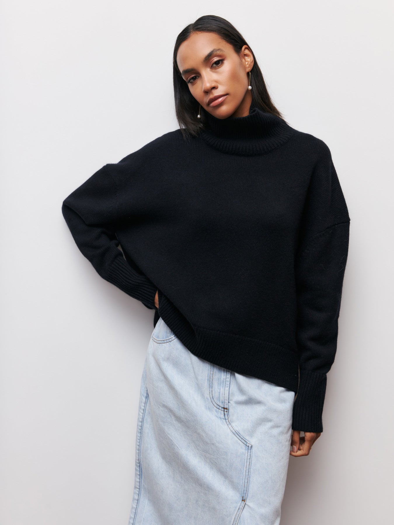Turtleneck Sweater Long Sleeve