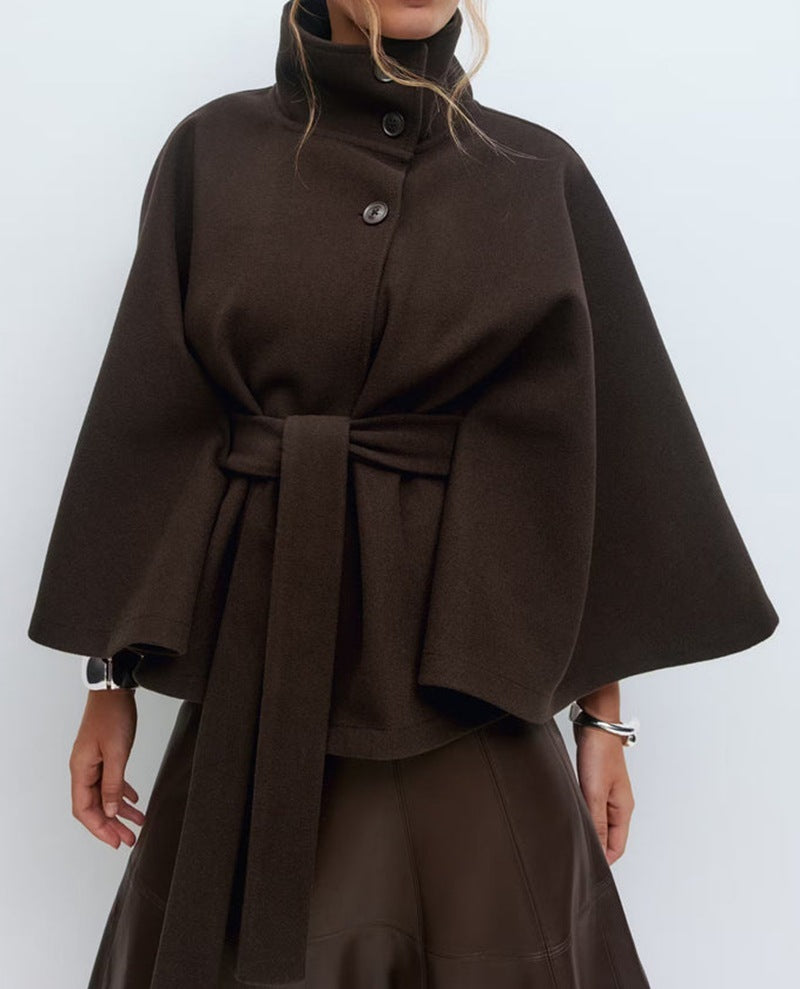 Belt cape jacket