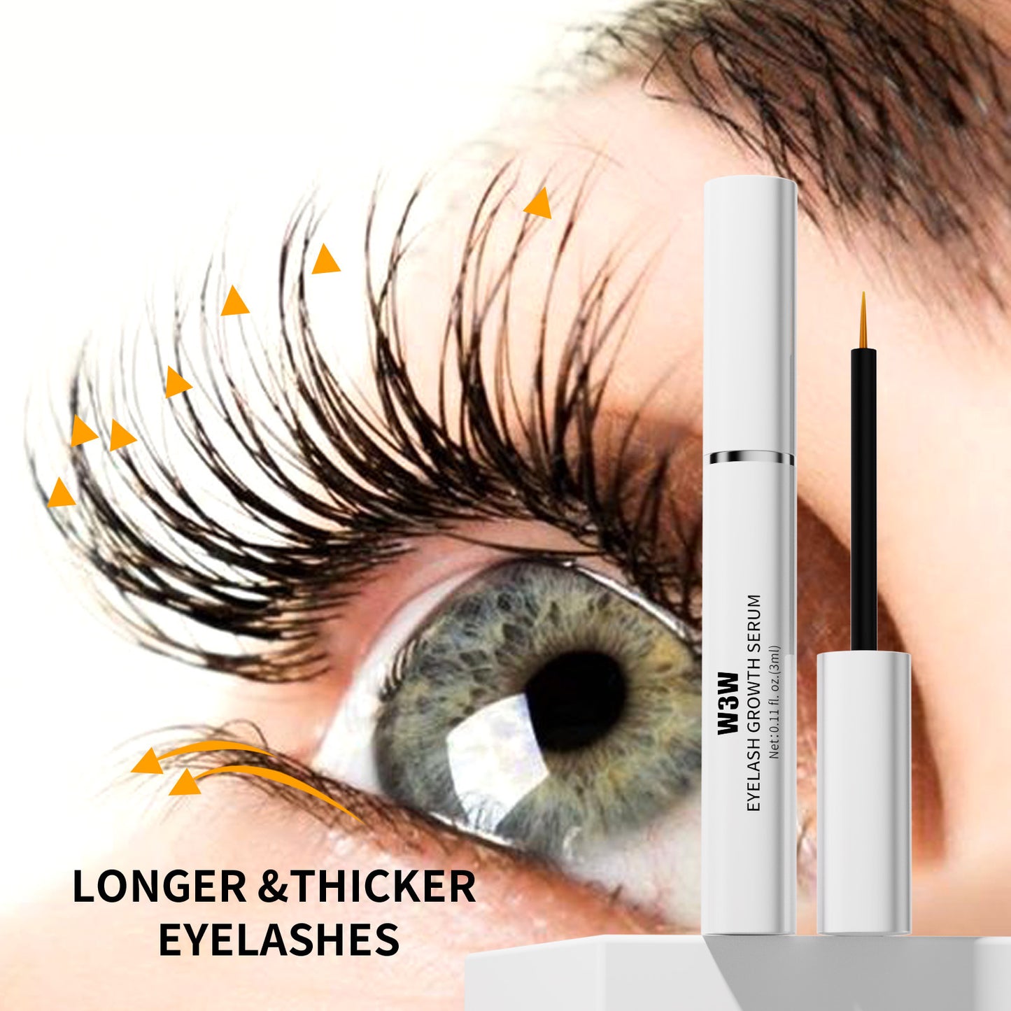 EyeLash Growth Serum Advanced Formula To Boost Longer, Fuller & Thicker Eyelashes. 3mL Tube