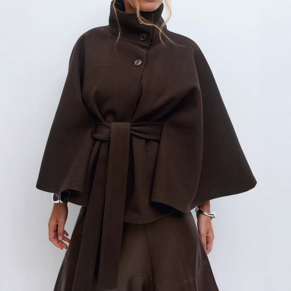 Belt cape jacket