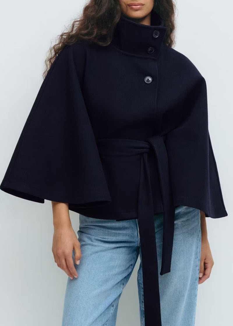 Belt cape jacket